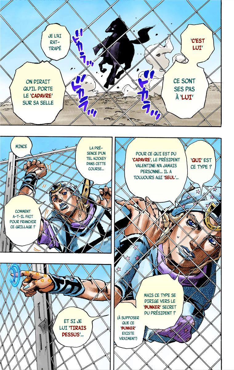Read JoJo_s Bizarre Adventure Part 7 Steel Ball Run Official Colored FR Manga Online