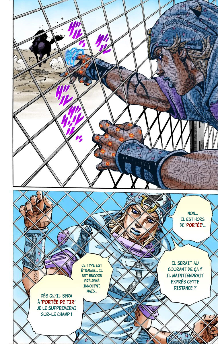 Read JoJo_s Bizarre Adventure Part 7 Steel Ball Run Official Colored FR Manga Online