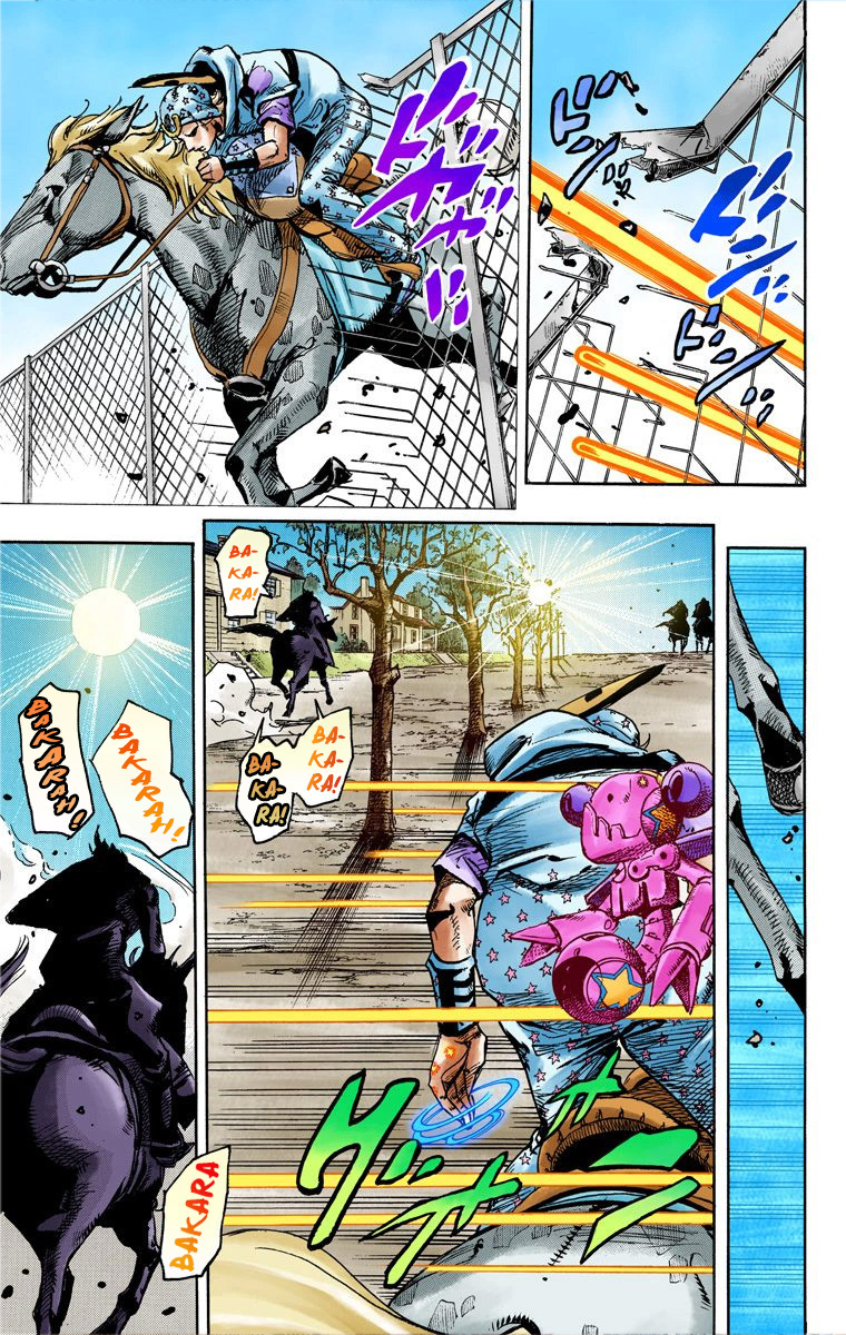 Read JoJo_s Bizarre Adventure Part 7 Steel Ball Run Official Colored FR Manga Online