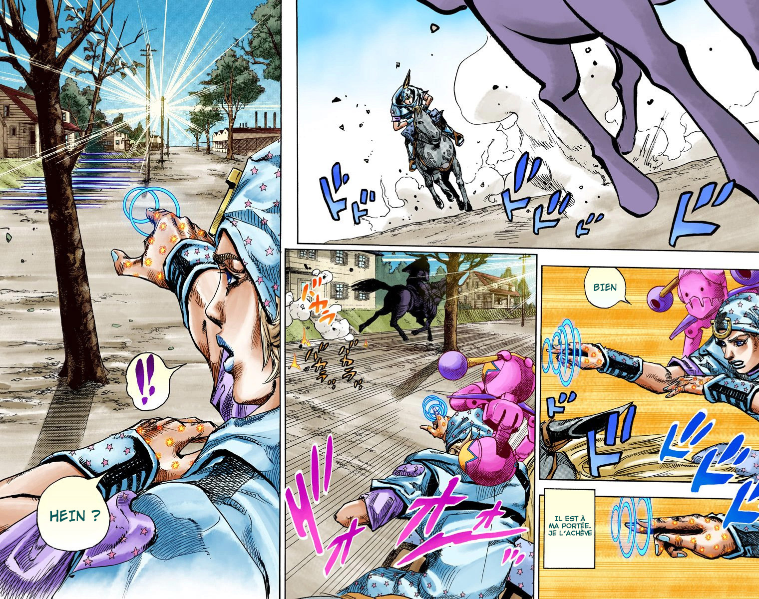 Read JoJo_s Bizarre Adventure Part 7 Steel Ball Run Official Colored FR Manga Online