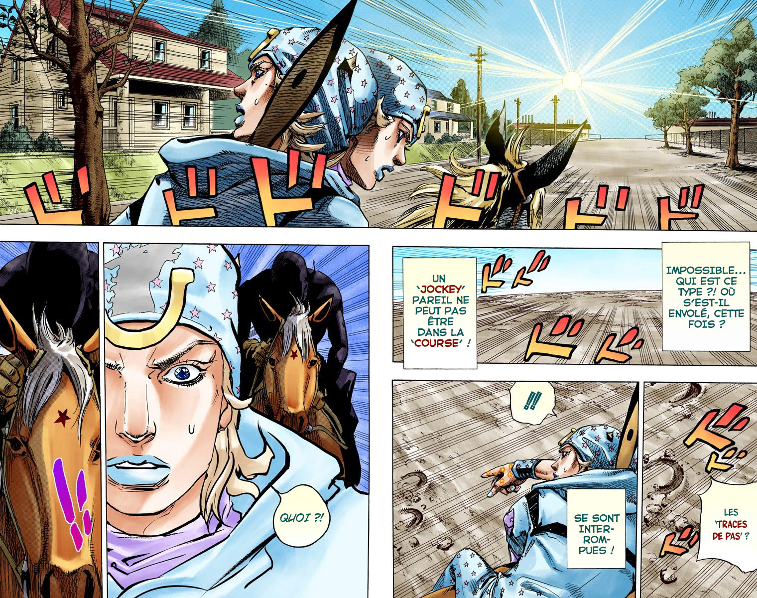 Read JoJo_s Bizarre Adventure Part 7 Steel Ball Run Official Colored FR Manga Online