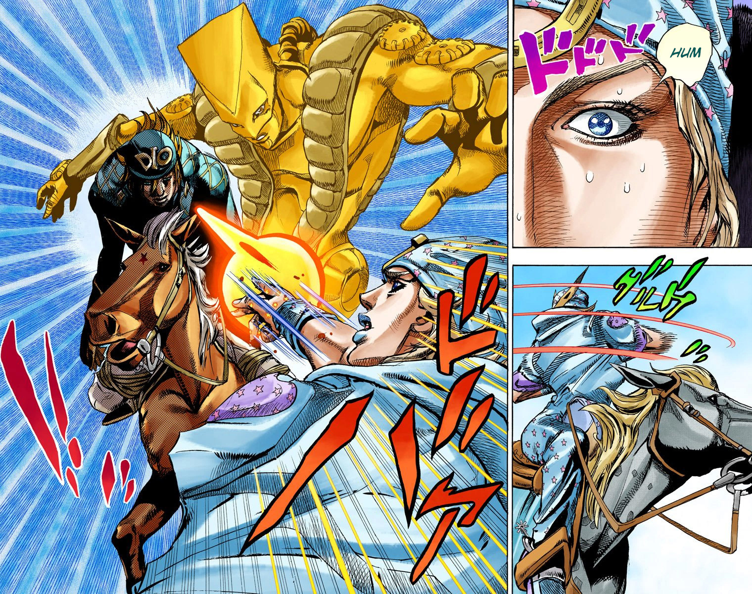 Read JoJo_s Bizarre Adventure Part 7 Steel Ball Run Official Colored FR Manga Online