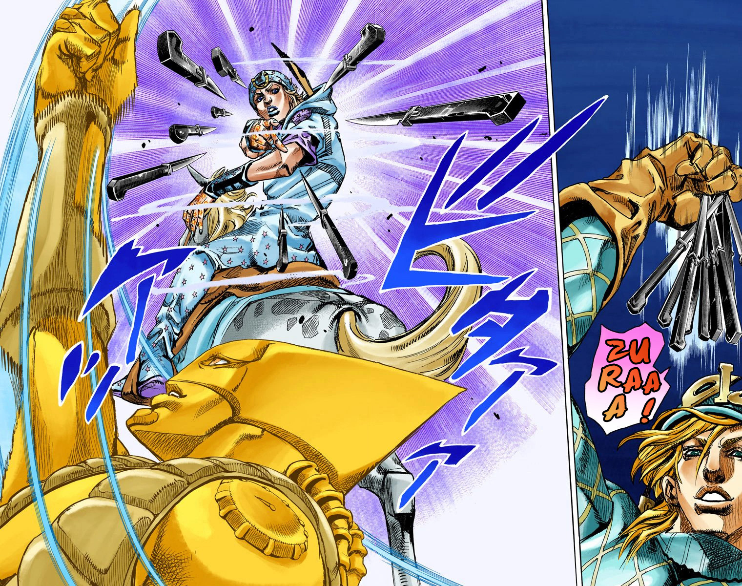 Read JoJo_s Bizarre Adventure Part 7 Steel Ball Run Official Colored FR Manga Online