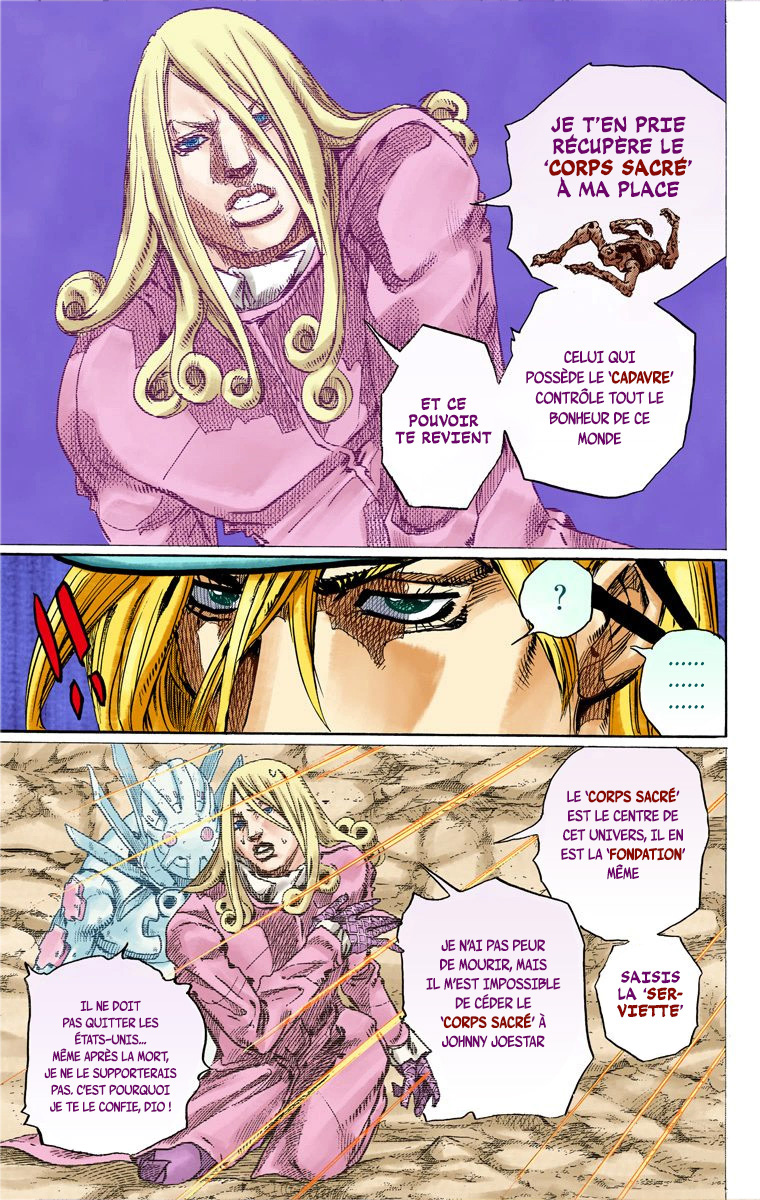 Read JoJo_s Bizarre Adventure Part 7 Steel Ball Run Official Colored FR Manga Online