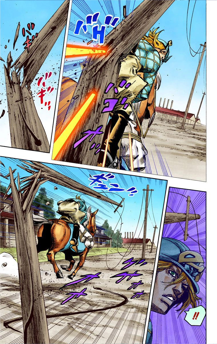 Read JoJo_s Bizarre Adventure Part 7 Steel Ball Run Official Colored FR Manga Online