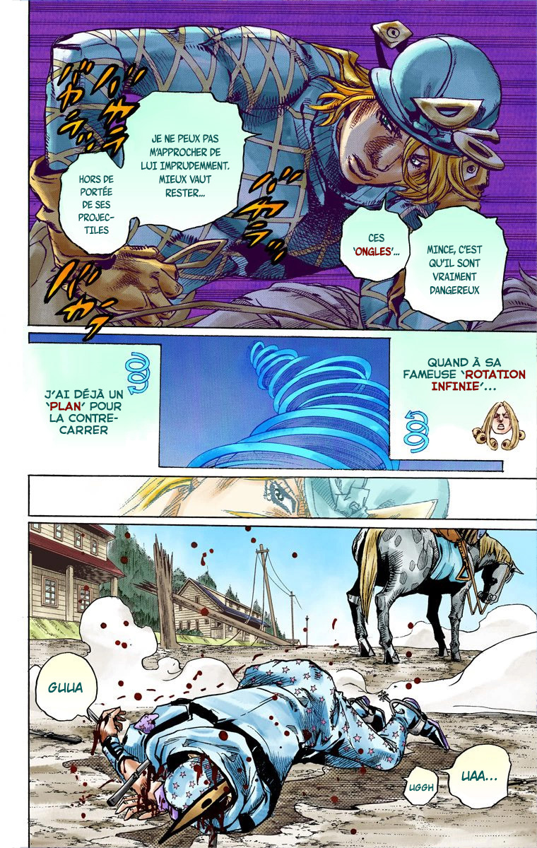 Read JoJo_s Bizarre Adventure Part 7 Steel Ball Run Official Colored FR Manga Online