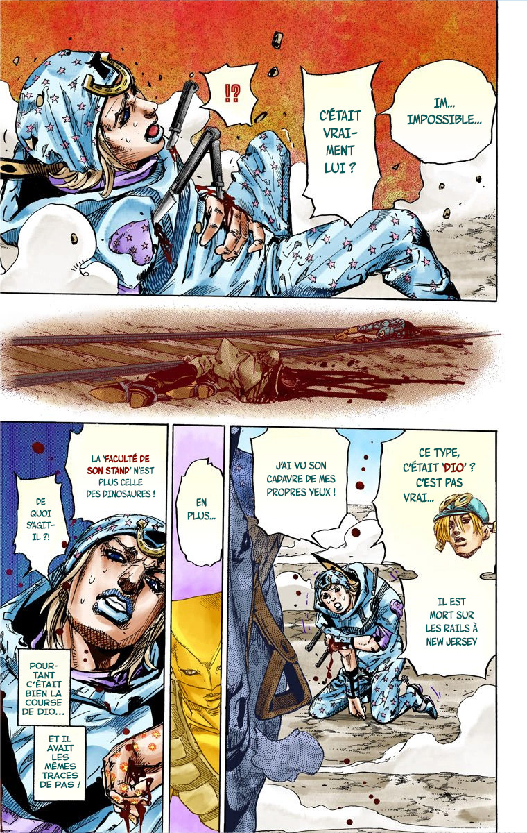Read JoJo_s Bizarre Adventure Part 7 Steel Ball Run Official Colored FR Manga Online