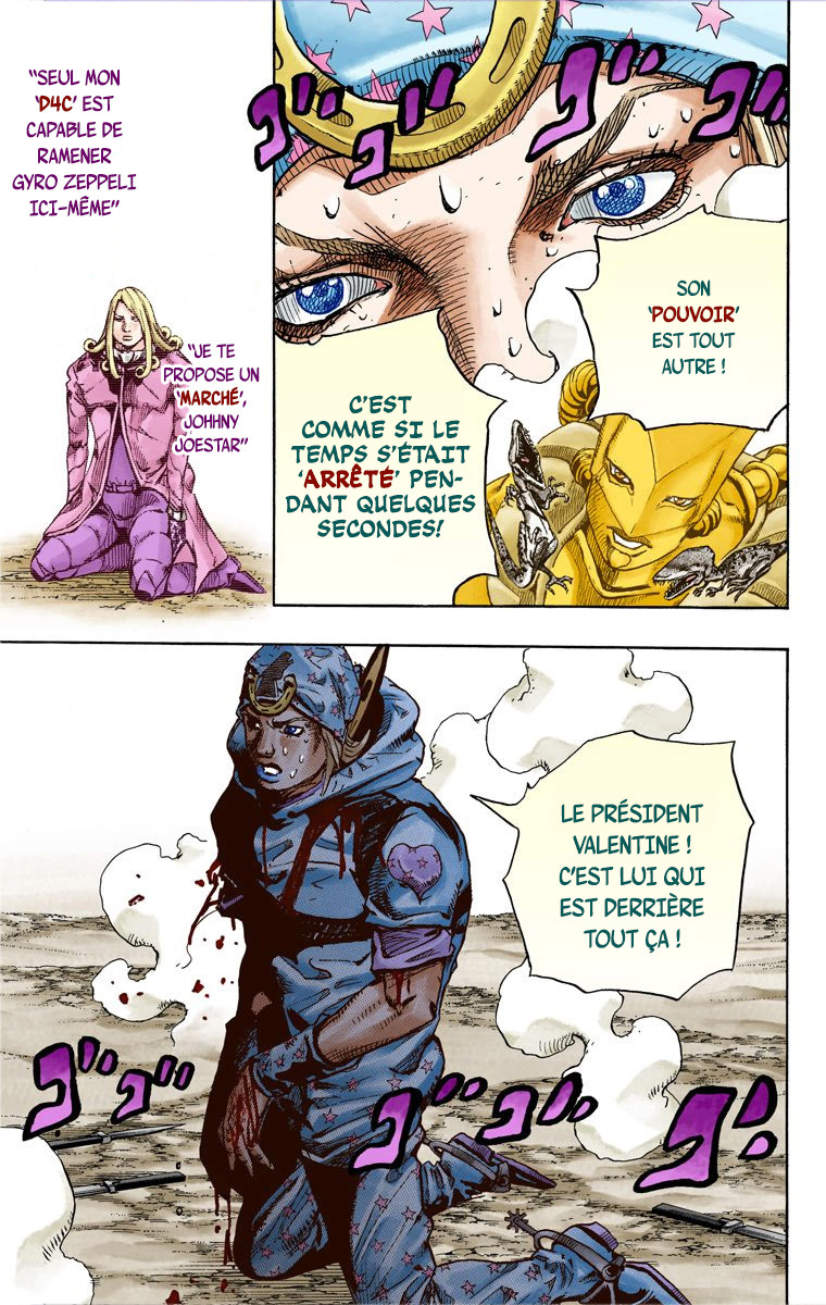 Read JoJo_s Bizarre Adventure Part 7 Steel Ball Run Official Colored FR Manga Online