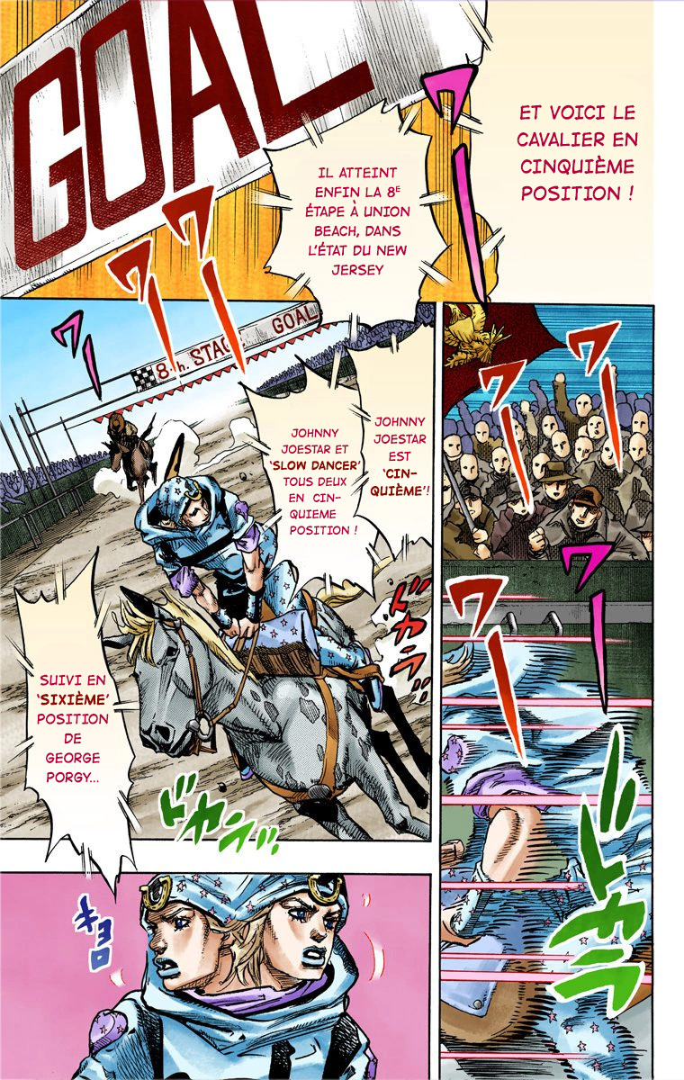 Read JoJo_s Bizarre Adventure Part 7 Steel Ball Run Official Colored FR Manga Online