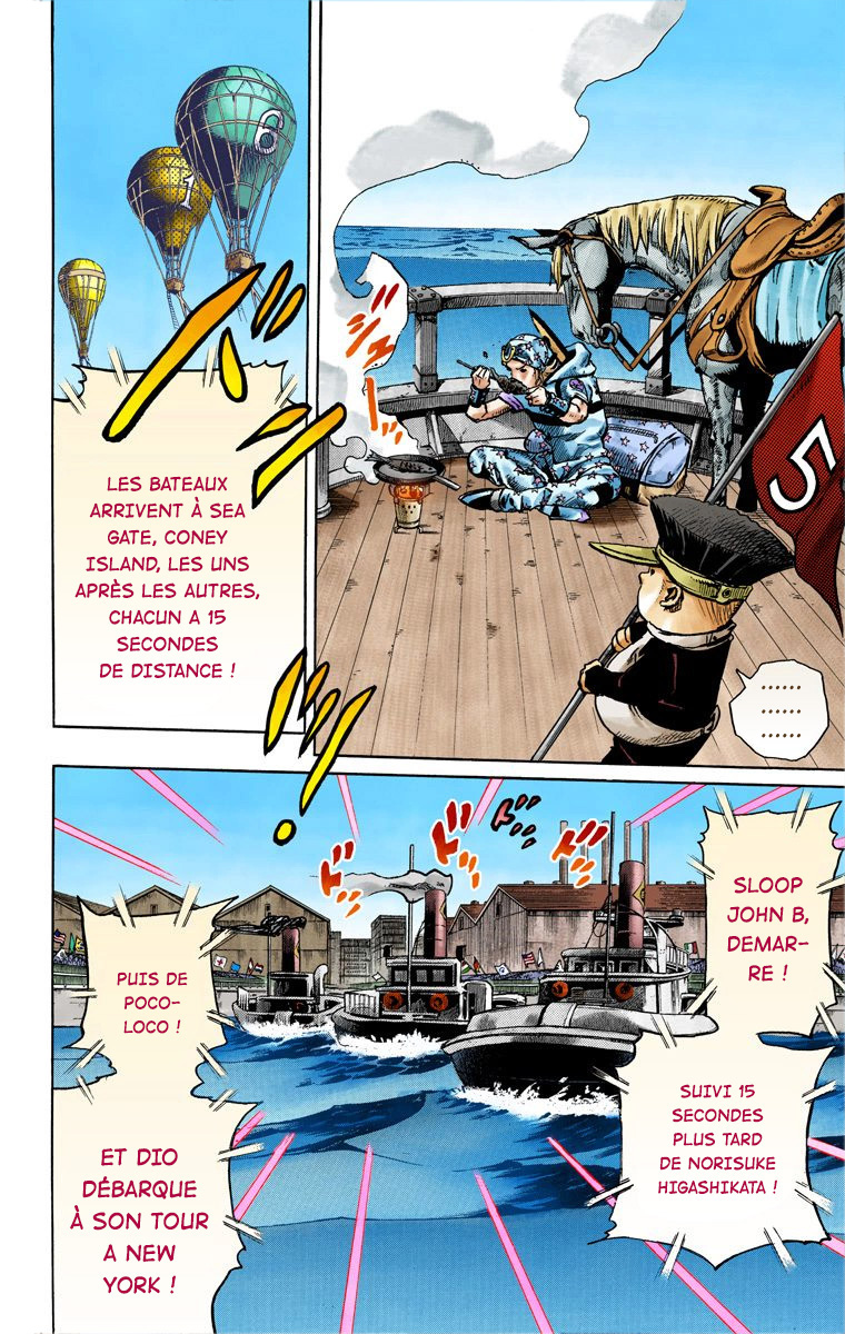 Read JoJo_s Bizarre Adventure Part 7 Steel Ball Run Official Colored FR Manga Online