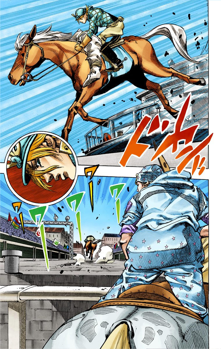 Read JoJo_s Bizarre Adventure Part 7 Steel Ball Run Official Colored FR Manga Online