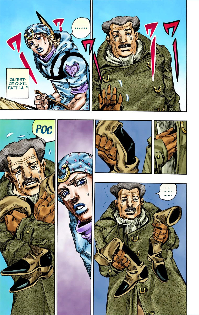 Read JoJo_s Bizarre Adventure Part 7 Steel Ball Run Official Colored FR Manga Online