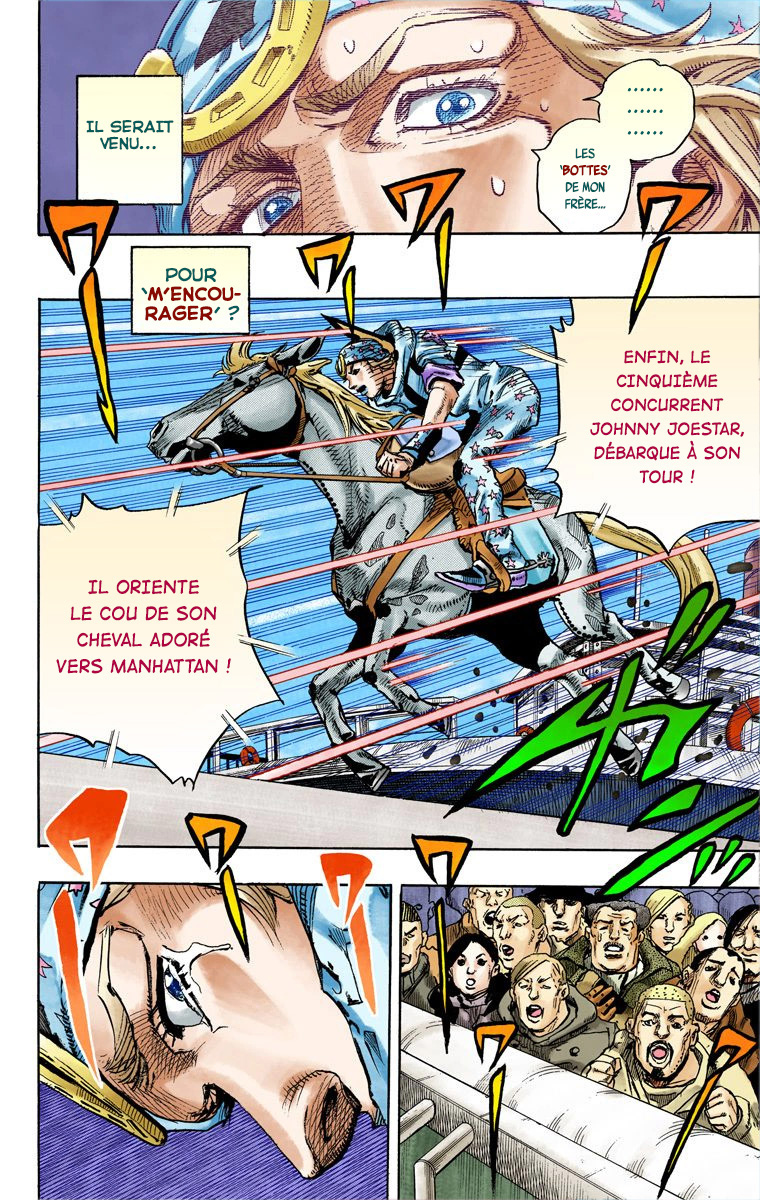 Read JoJo_s Bizarre Adventure Part 7 Steel Ball Run Official Colored FR Manga Online