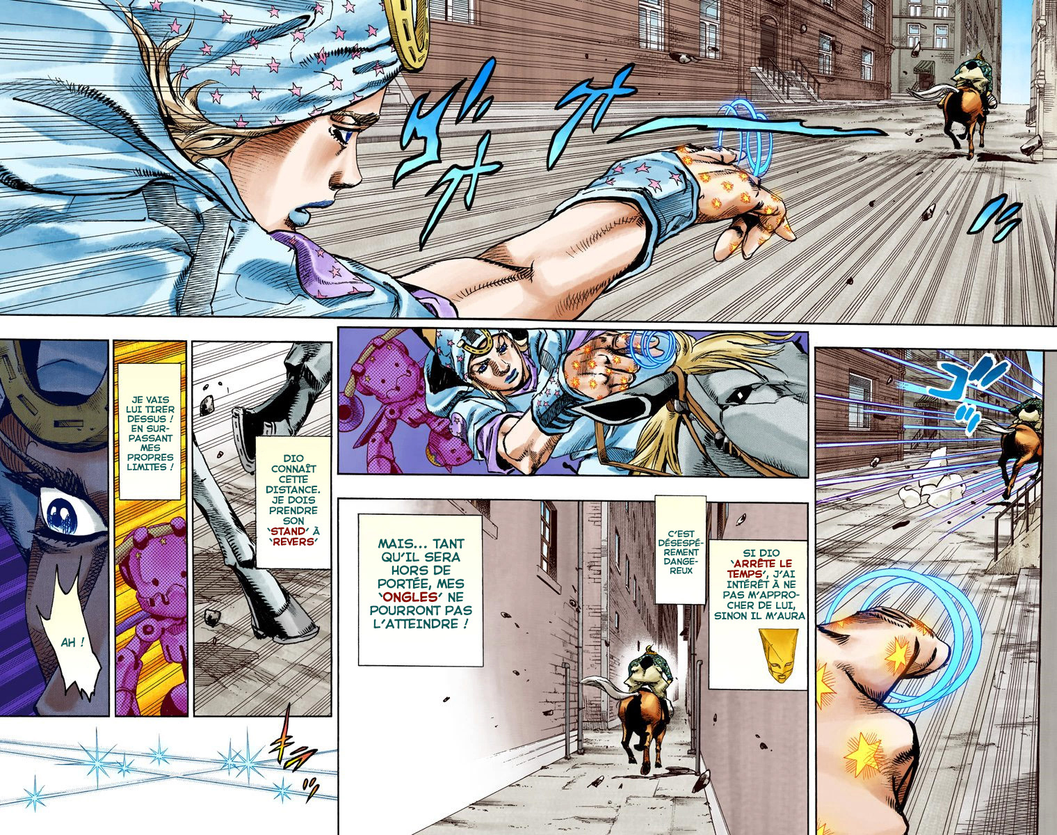Read JoJo_s Bizarre Adventure Part 7 Steel Ball Run Official Colored FR Manga Online