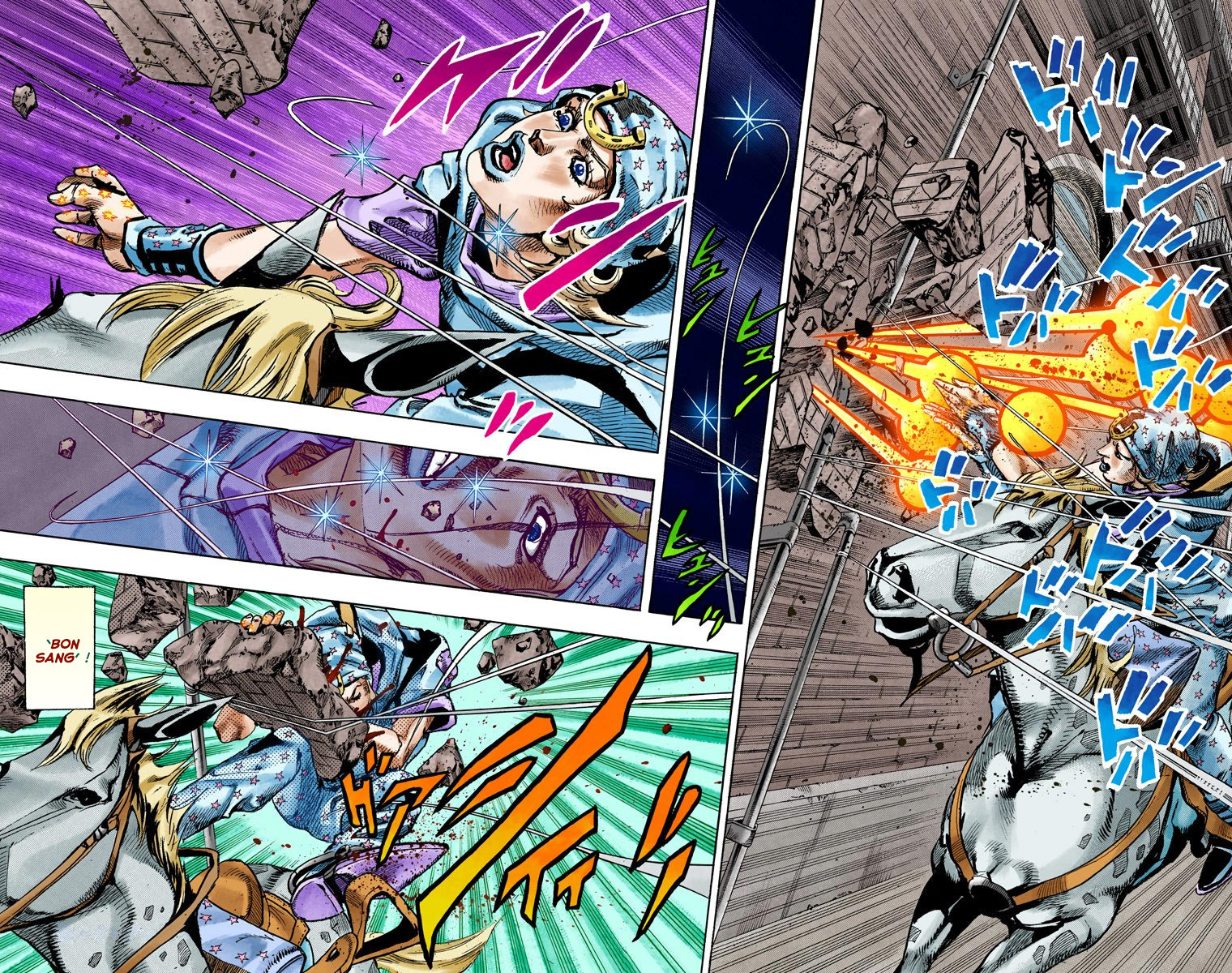 Read JoJo_s Bizarre Adventure Part 7 Steel Ball Run Official Colored FR Manga Online