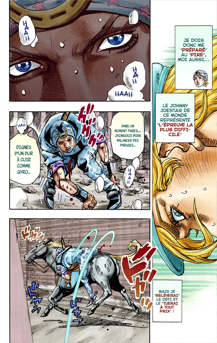 Read JoJo_s Bizarre Adventure Part 7 Steel Ball Run Official Colored FR Manga Online