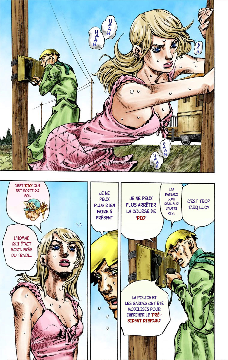 Read JoJo_s Bizarre Adventure Part 7 Steel Ball Run Official Colored FR Manga Online
