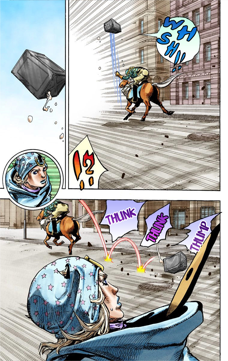 Read JoJo_s Bizarre Adventure Part 7 Steel Ball Run Official Colored FR Manga Online