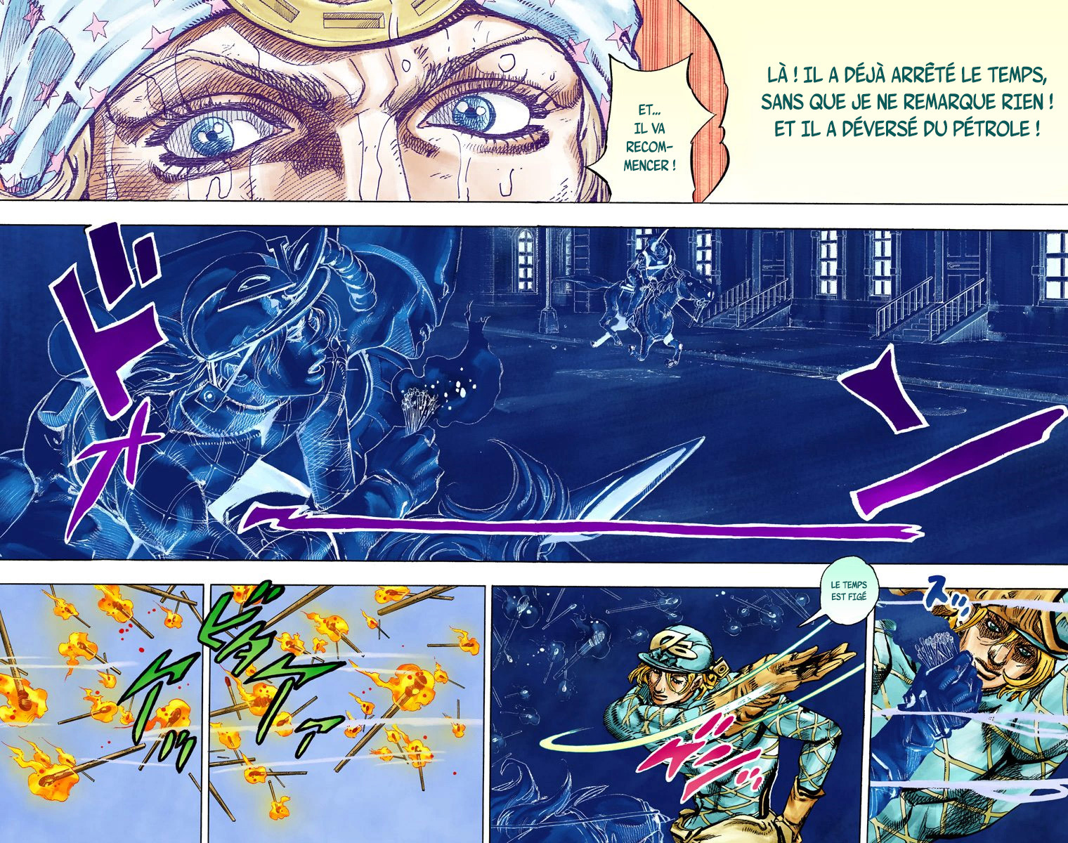 Read JoJo_s Bizarre Adventure Part 7 Steel Ball Run Official Colored FR Manga Online