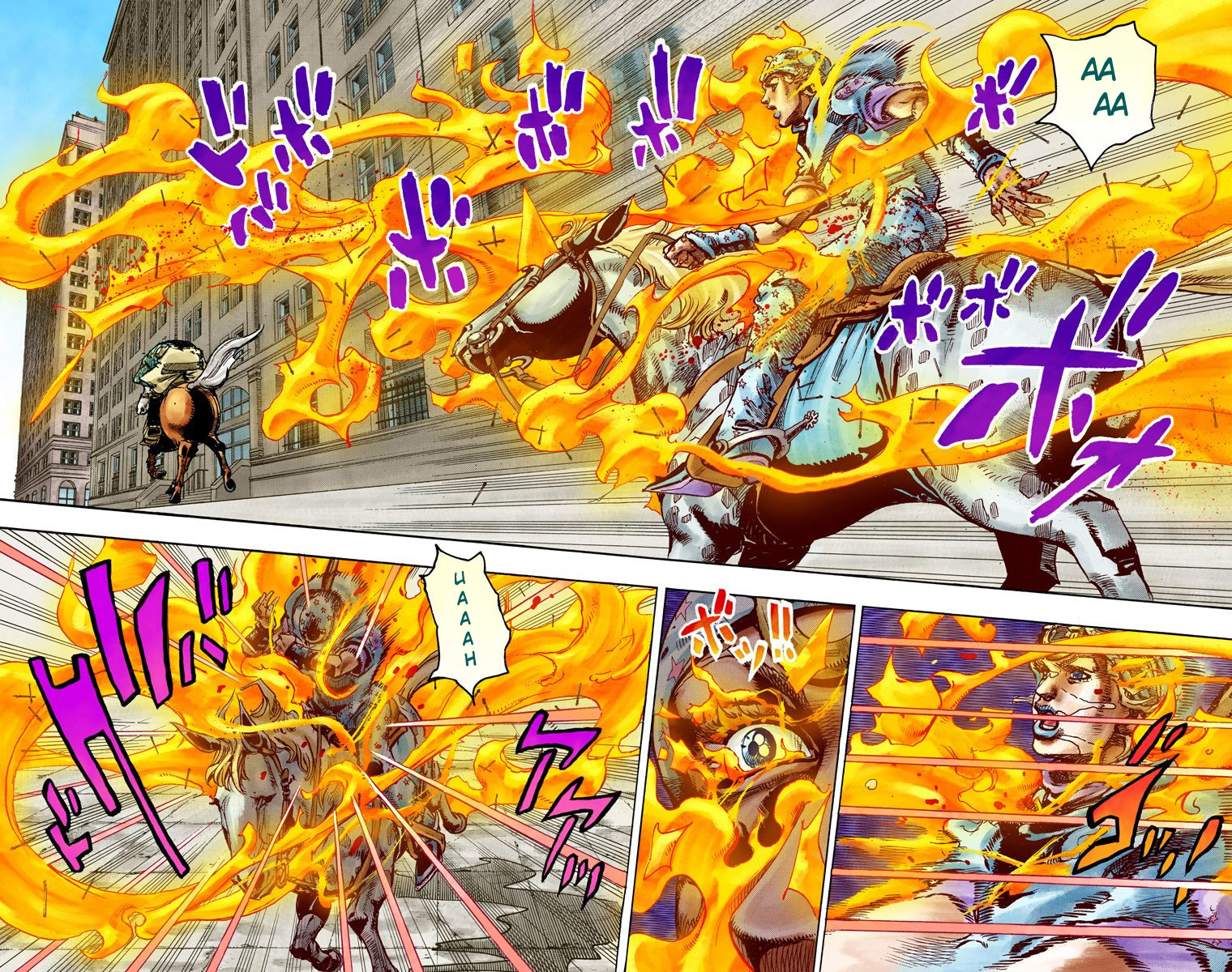Read JoJo_s Bizarre Adventure Part 7 Steel Ball Run Official Colored FR Manga Online