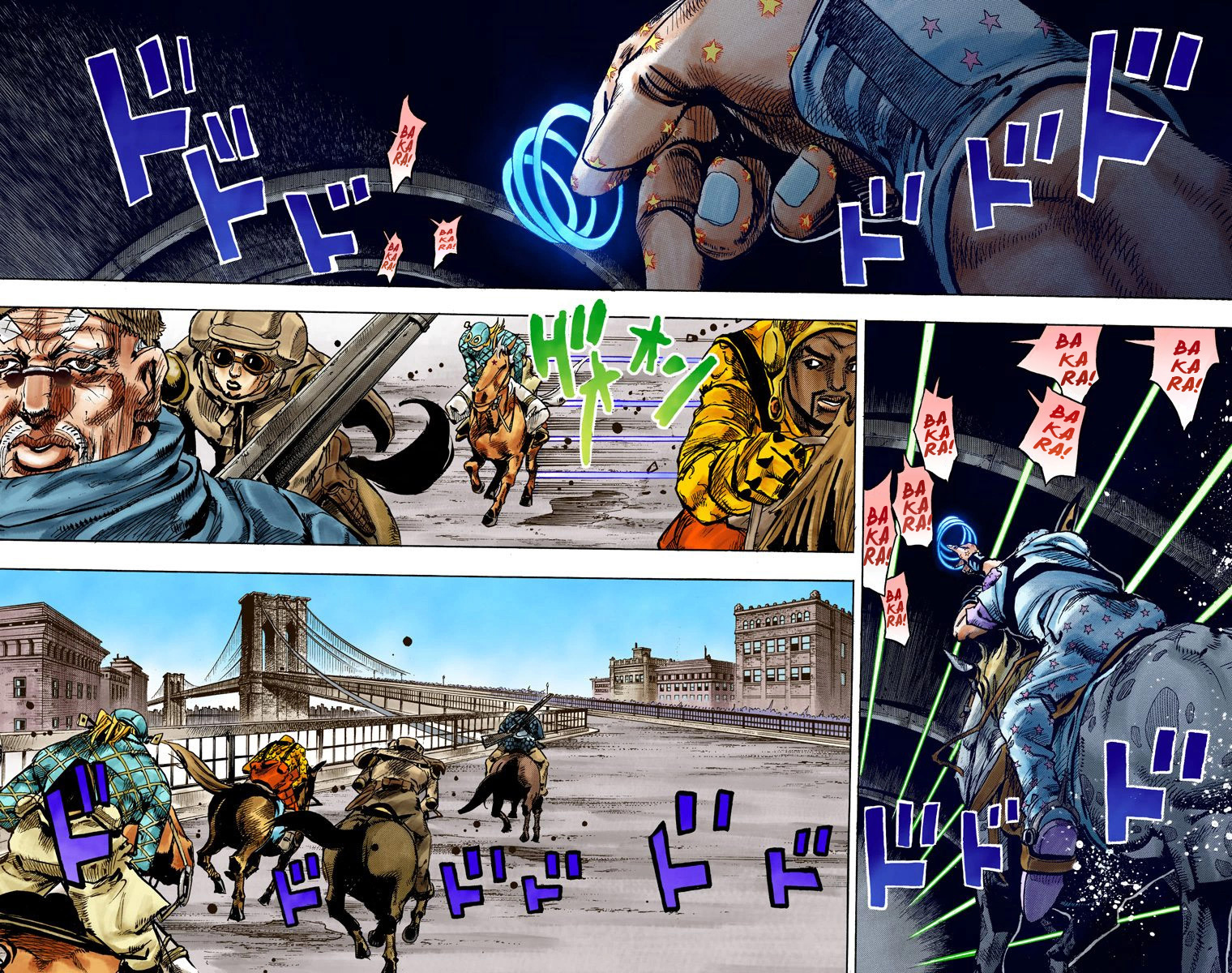 Read JoJo_s Bizarre Adventure Part 7 Steel Ball Run Official Colored FR Manga Online