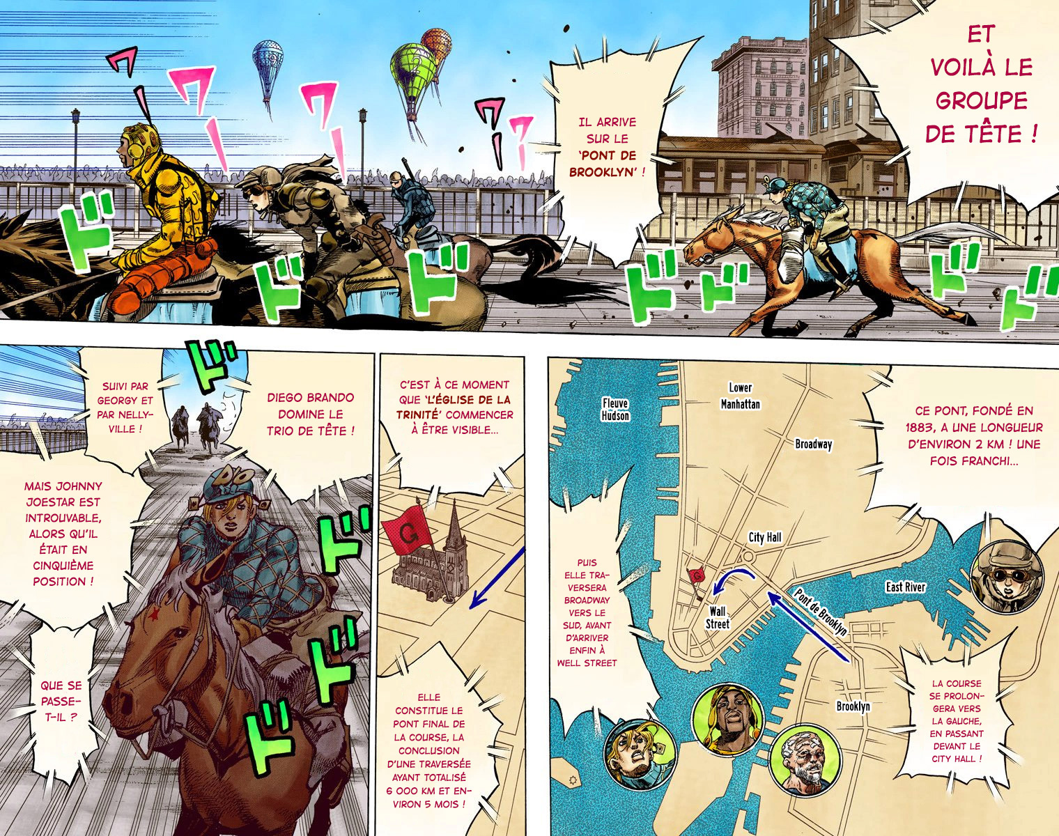 Read JoJo_s Bizarre Adventure Part 7 Steel Ball Run Official Colored FR Manga Online
