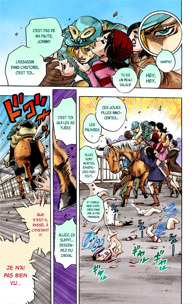 Read JoJo_s Bizarre Adventure Part 7 Steel Ball Run Official Colored FR Manga Online