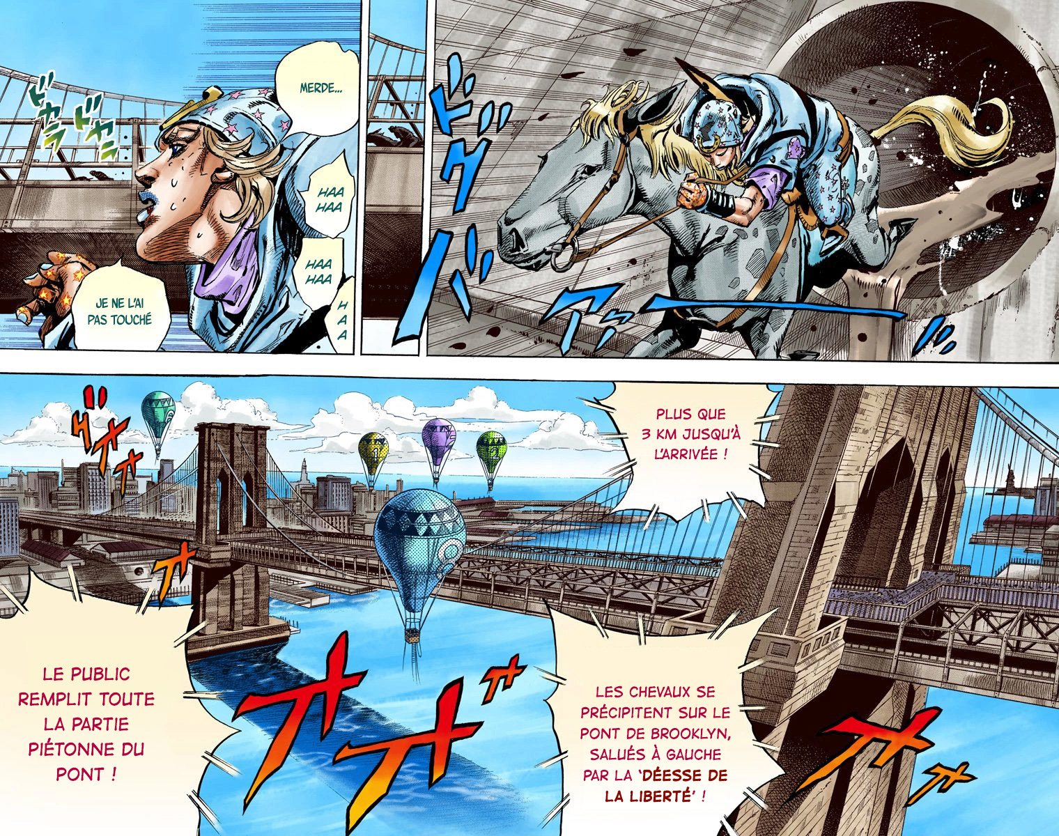 Read JoJo_s Bizarre Adventure Part 7 Steel Ball Run Official Colored FR Manga Online