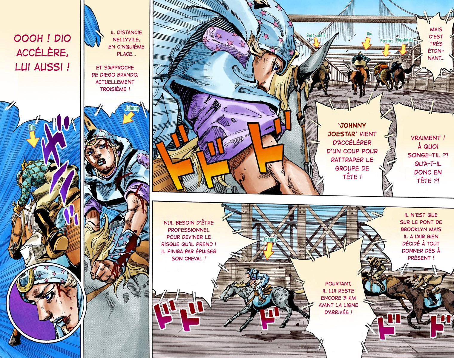 Read JoJo_s Bizarre Adventure Part 7 Steel Ball Run Official Colored FR Manga Online