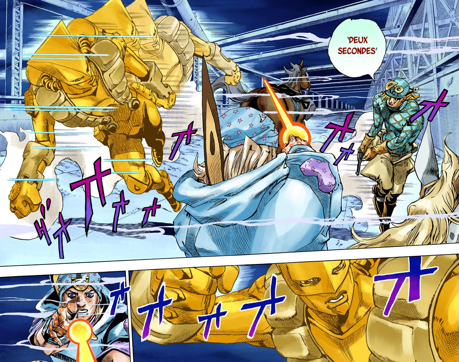 Read JoJo_s Bizarre Adventure Part 7 Steel Ball Run Official Colored FR Manga Online