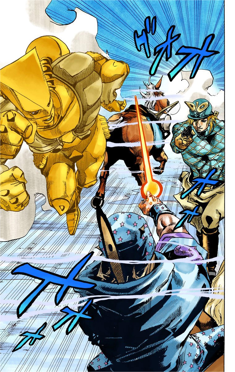 Read JoJo_s Bizarre Adventure Part 7 Steel Ball Run Official Colored FR Manga Online