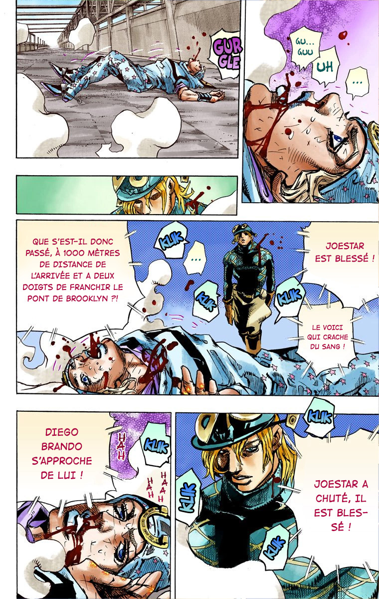 Read JoJo_s Bizarre Adventure Part 7 Steel Ball Run Official Colored FR Manga Online