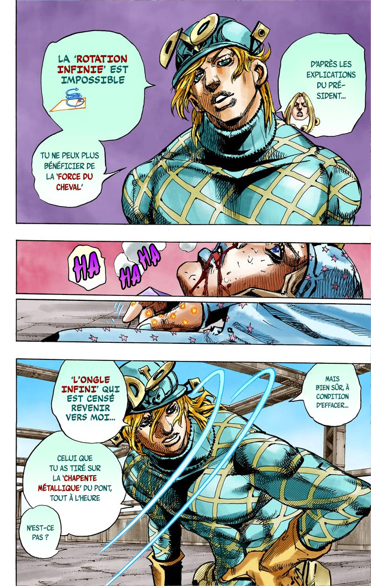 Read JoJo_s Bizarre Adventure Part 7 Steel Ball Run Official Colored FR Manga Online