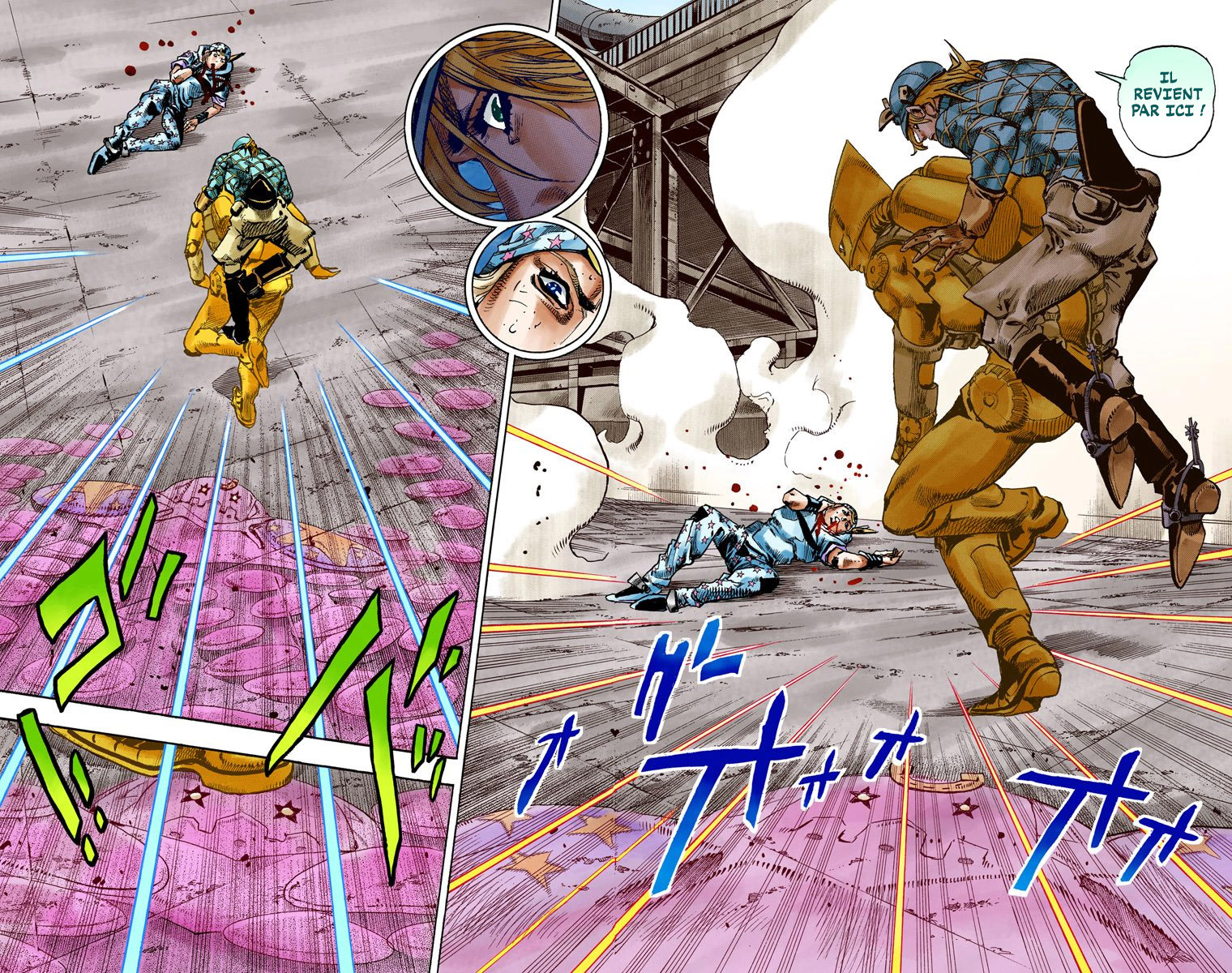 Read JoJo_s Bizarre Adventure Part 7 Steel Ball Run Official Colored FR Manga Online