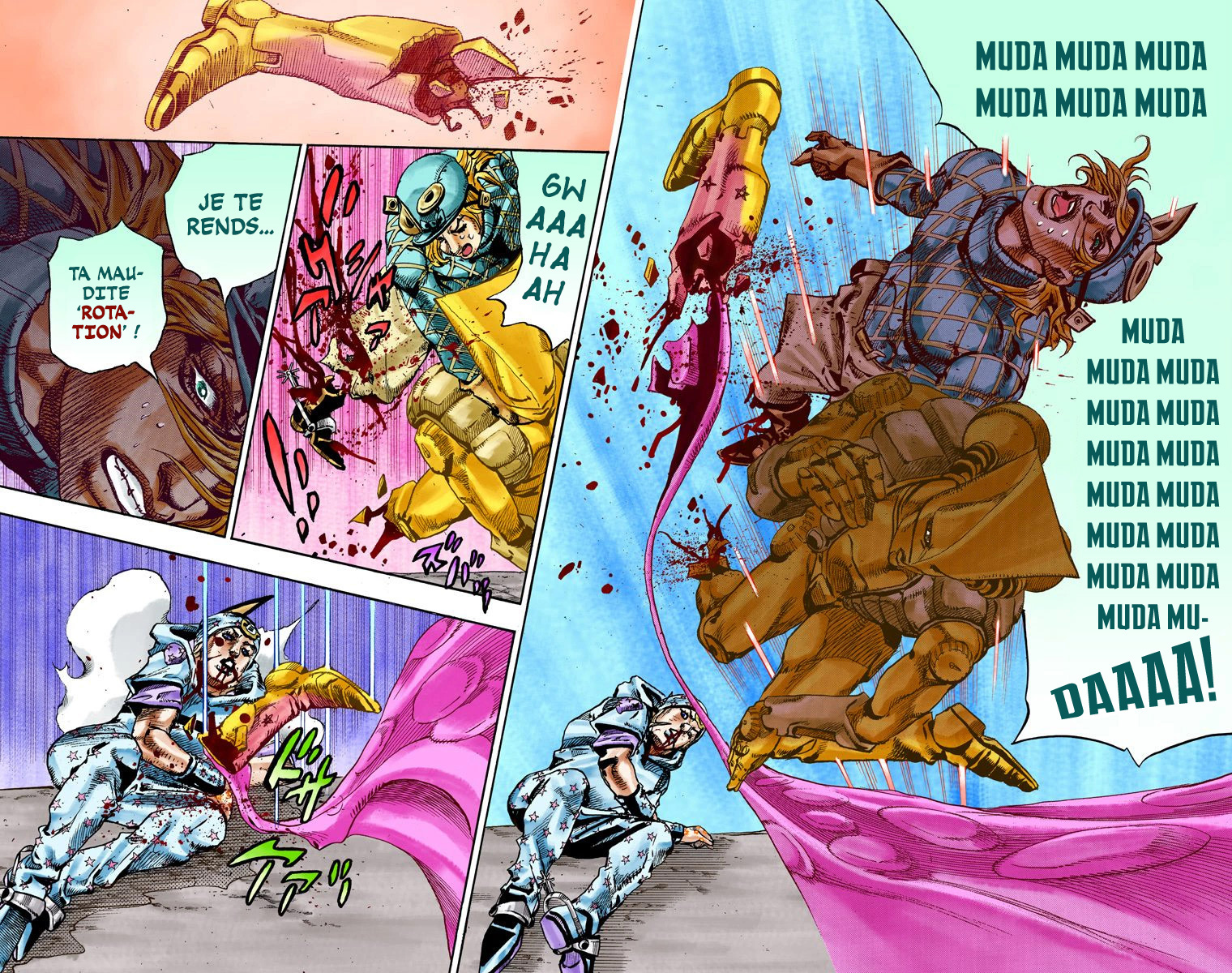 Read JoJo_s Bizarre Adventure Part 7 Steel Ball Run Official Colored FR Manga Online