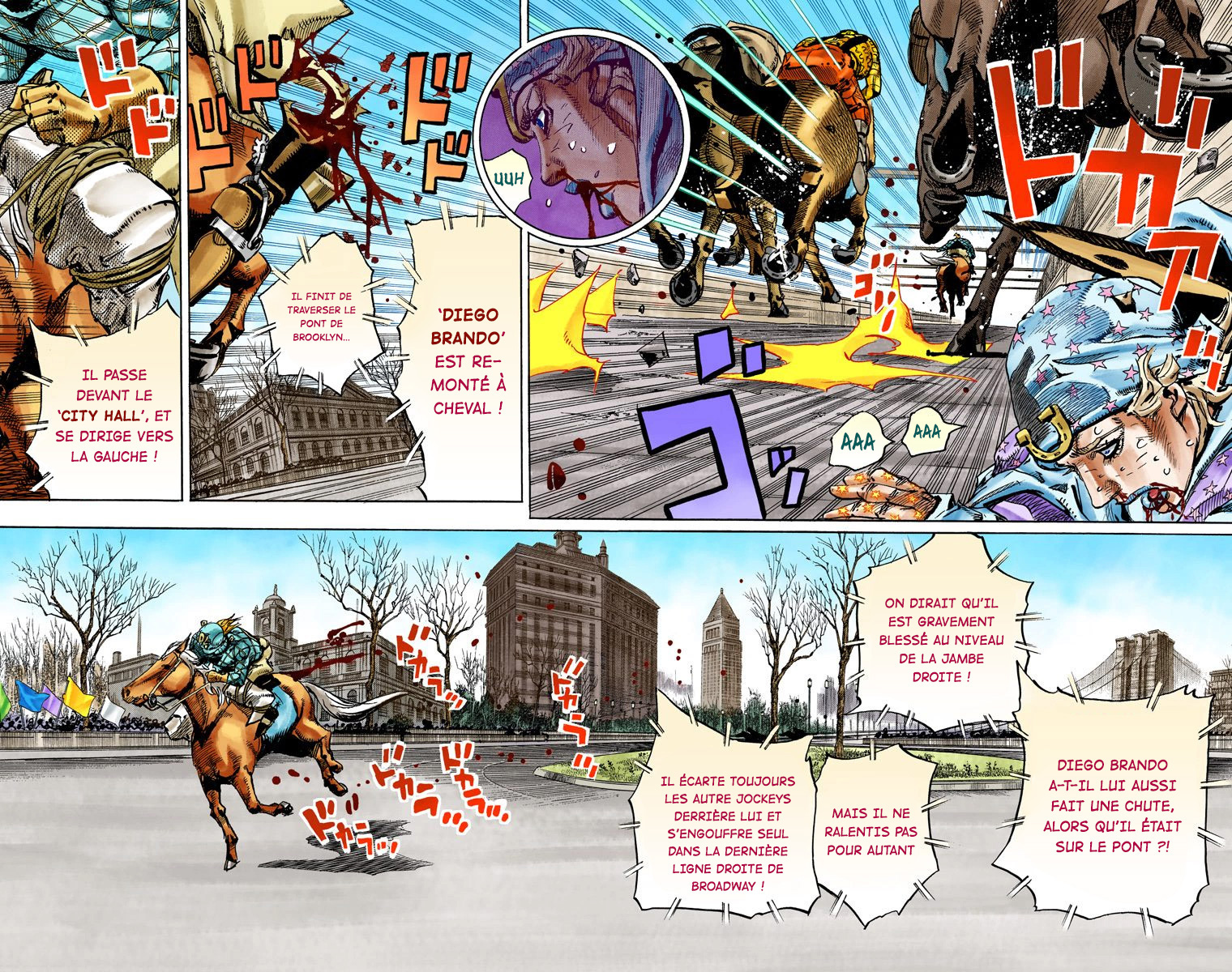 Read JoJo_s Bizarre Adventure Part 7 Steel Ball Run Official Colored FR Manga Online