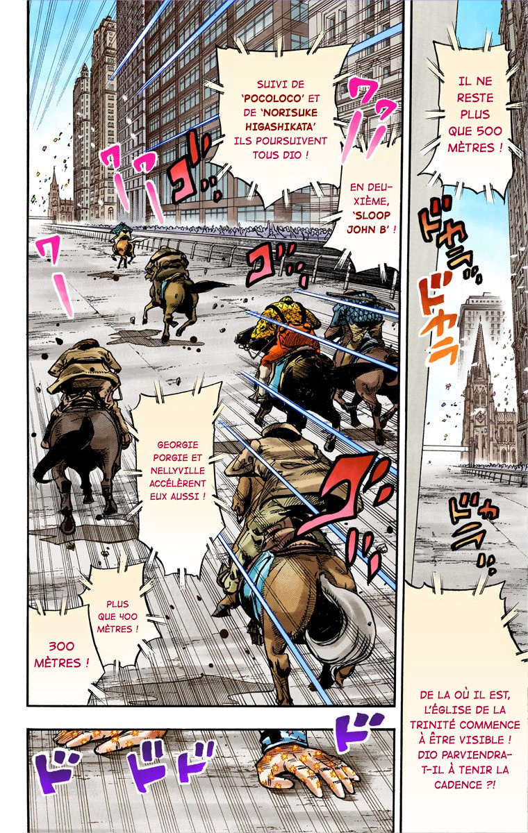 Read JoJo_s Bizarre Adventure Part 7 Steel Ball Run Official Colored FR Manga Online