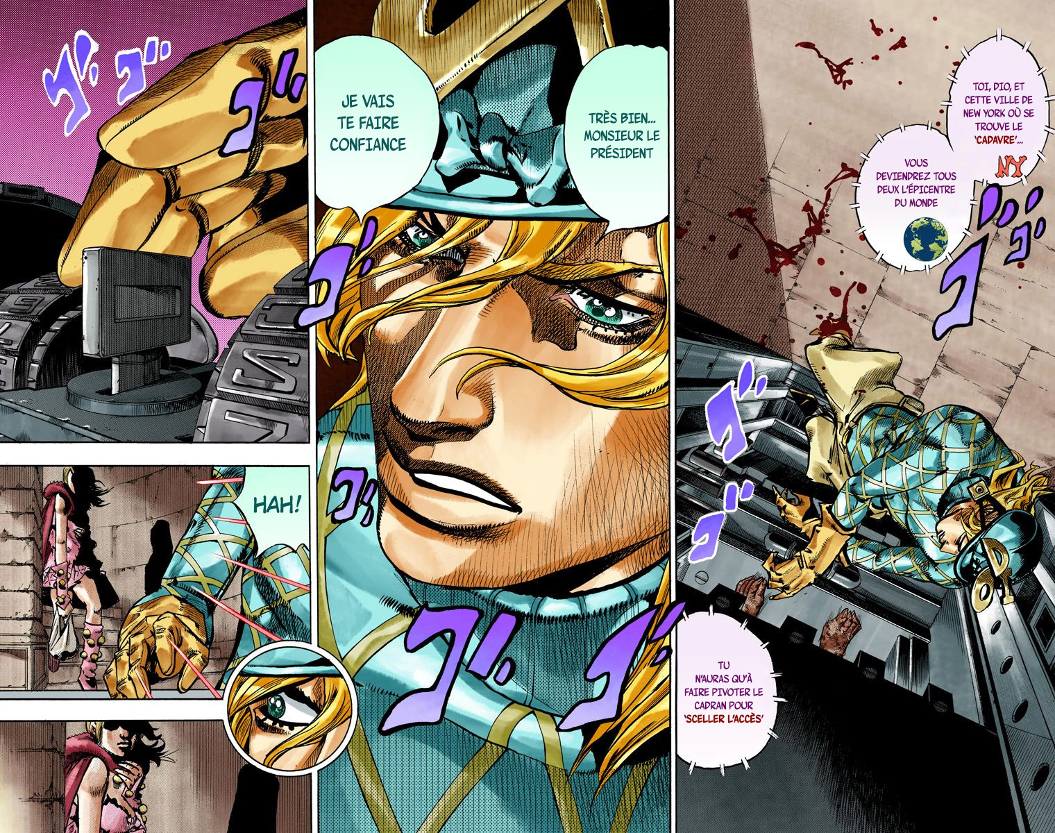 Read JoJo_s Bizarre Adventure Part 7 Steel Ball Run Official Colored FR Manga Online