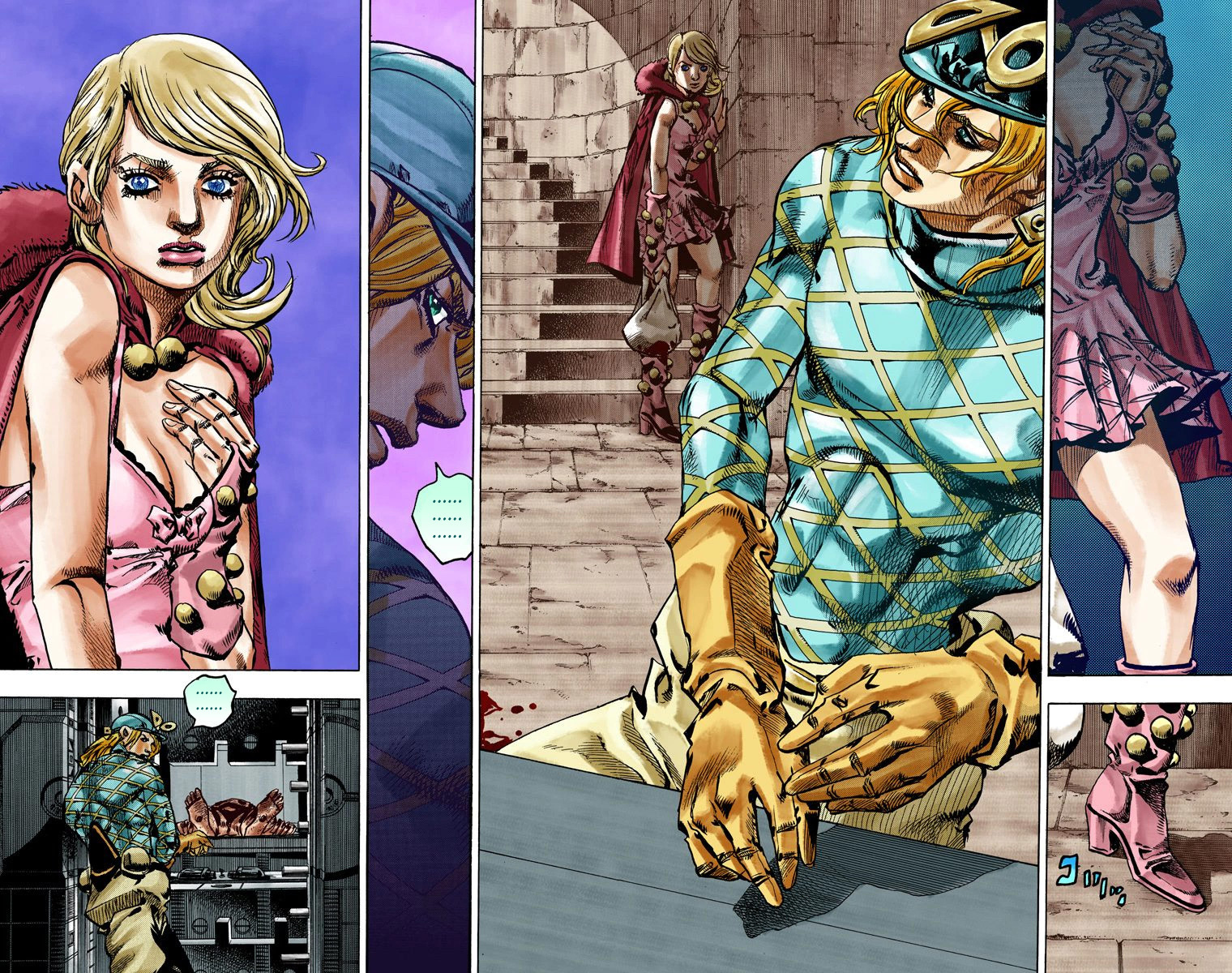 Read JoJo_s Bizarre Adventure Part 7 Steel Ball Run Official Colored FR Manga Online