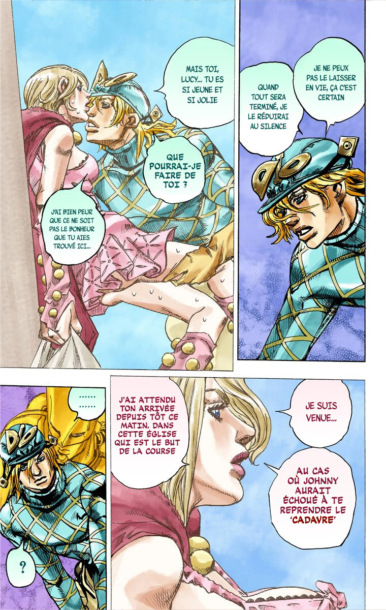 Read JoJo_s Bizarre Adventure Part 7 Steel Ball Run Official Colored FR Manga Online