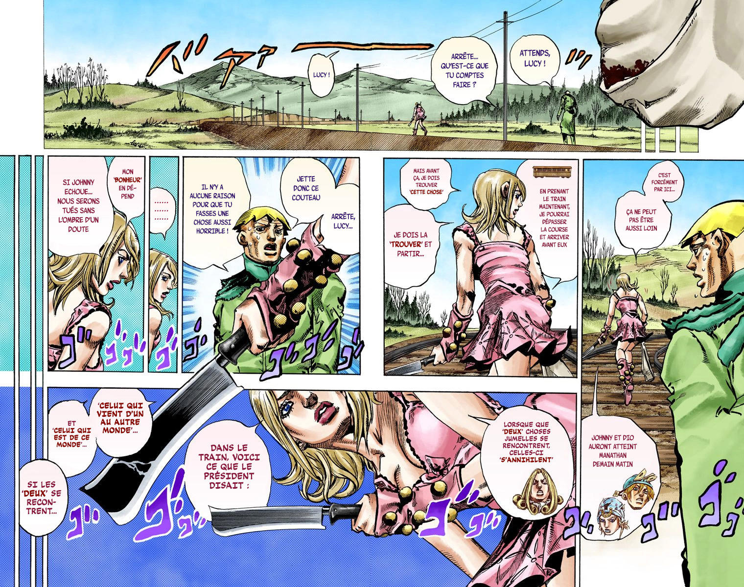 Read JoJo_s Bizarre Adventure Part 7 Steel Ball Run Official Colored FR Manga Online