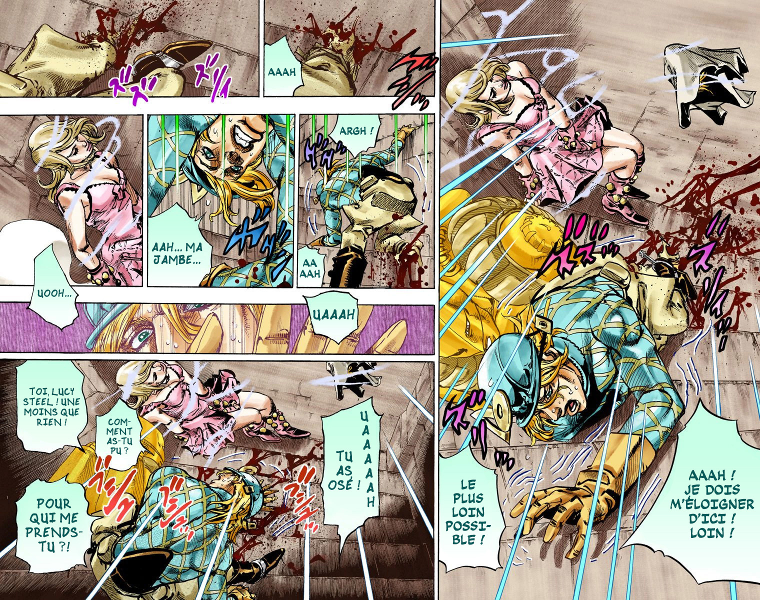 Read JoJo_s Bizarre Adventure Part 7 Steel Ball Run Official Colored FR Manga Online