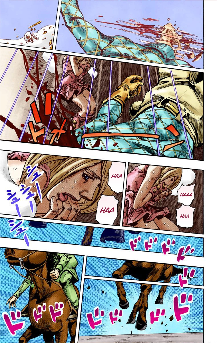 Read JoJo_s Bizarre Adventure Part 7 Steel Ball Run Official Colored FR Manga Online