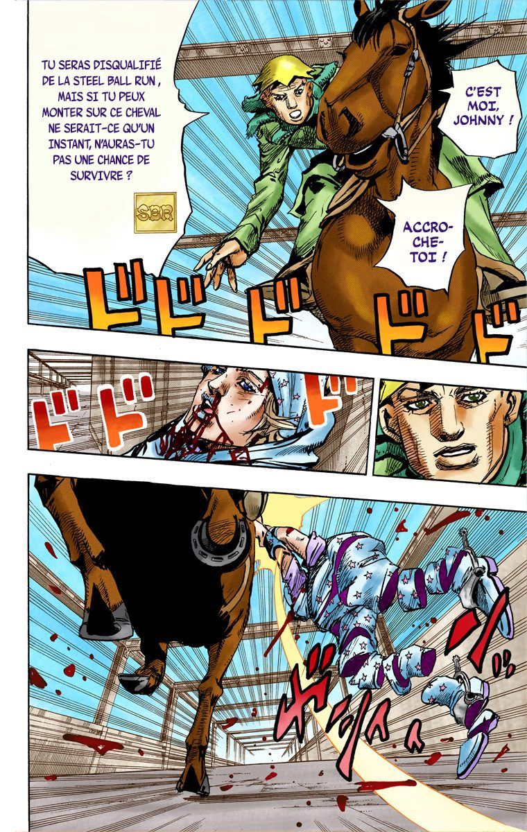 Read JoJo_s Bizarre Adventure Part 7 Steel Ball Run Official Colored FR Manga Online