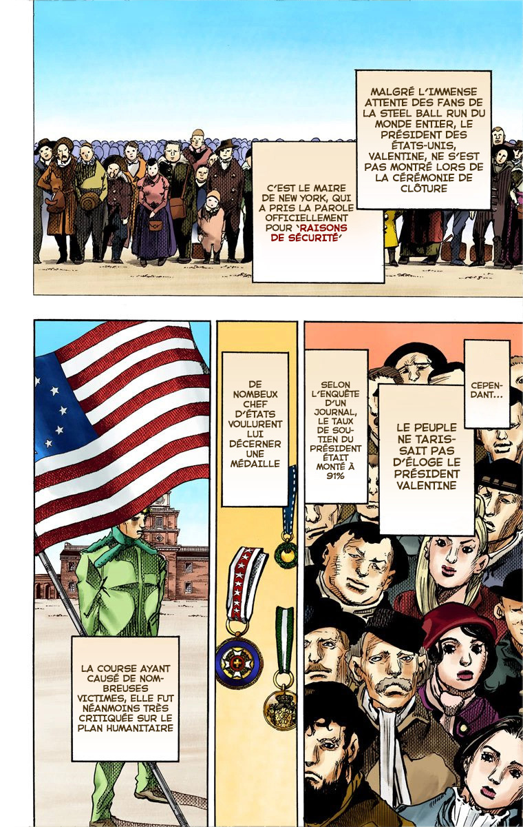 Read JoJo_s Bizarre Adventure Part 7 Steel Ball Run Official Colored FR Manga Online