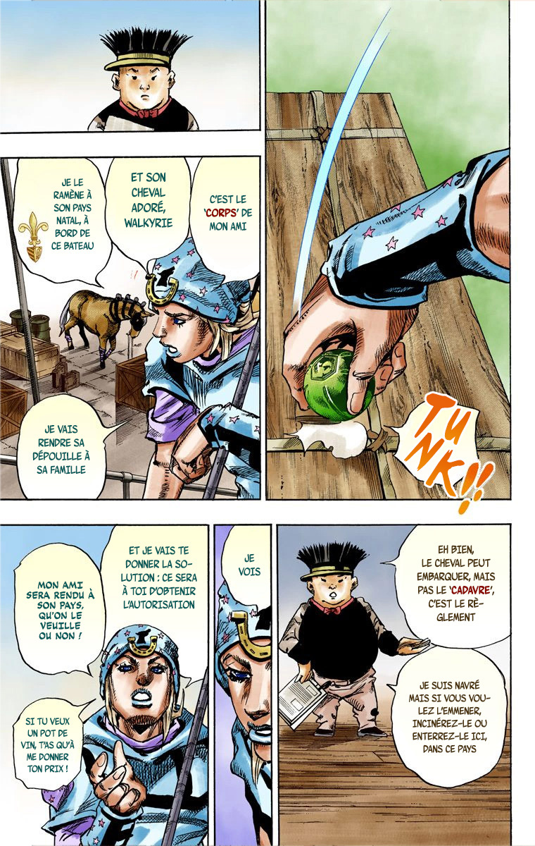 Read JoJo_s Bizarre Adventure Part 7 Steel Ball Run Official Colored FR Manga Online