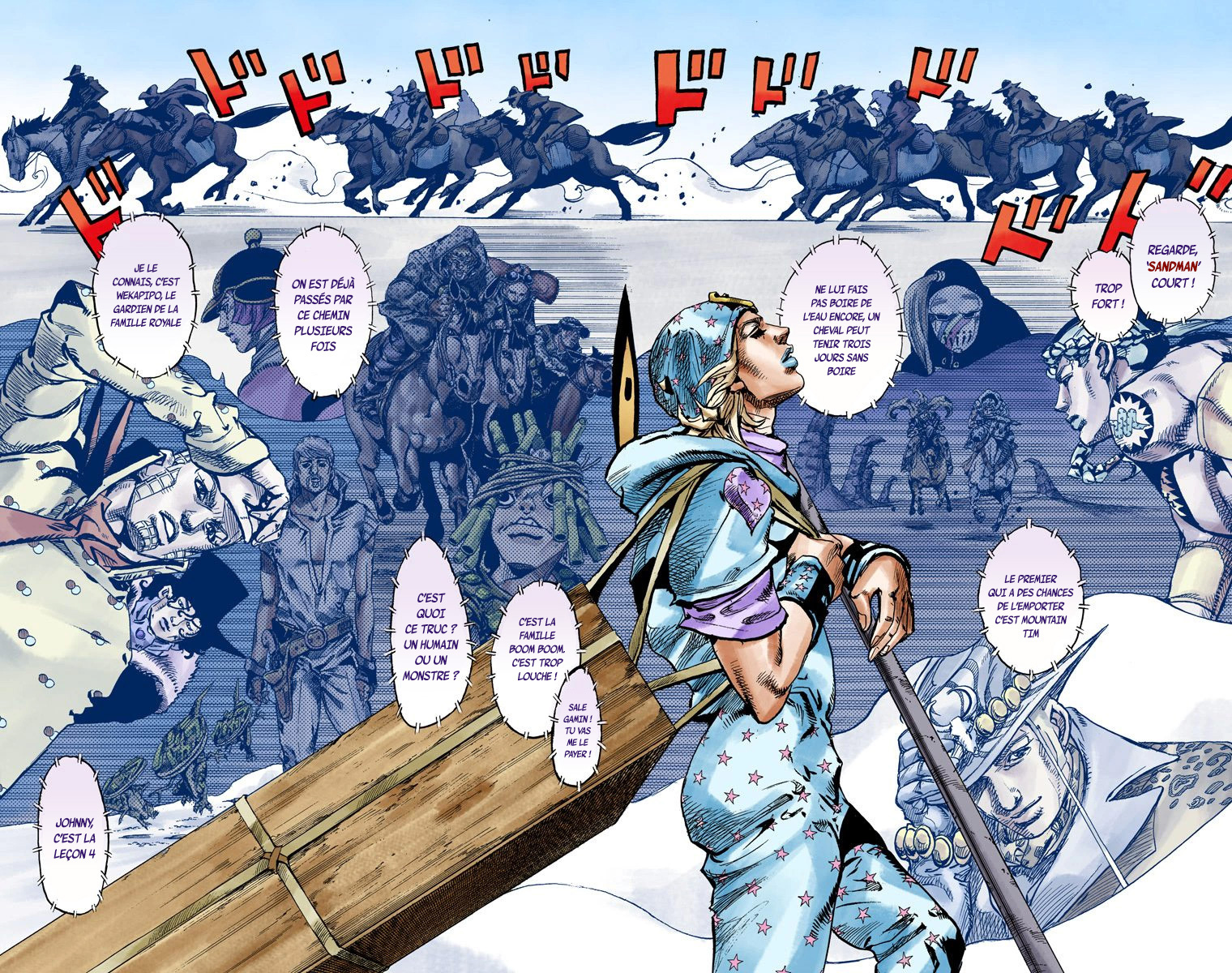 Read JoJo_s Bizarre Adventure Part 7 Steel Ball Run Official Colored FR Manga Online