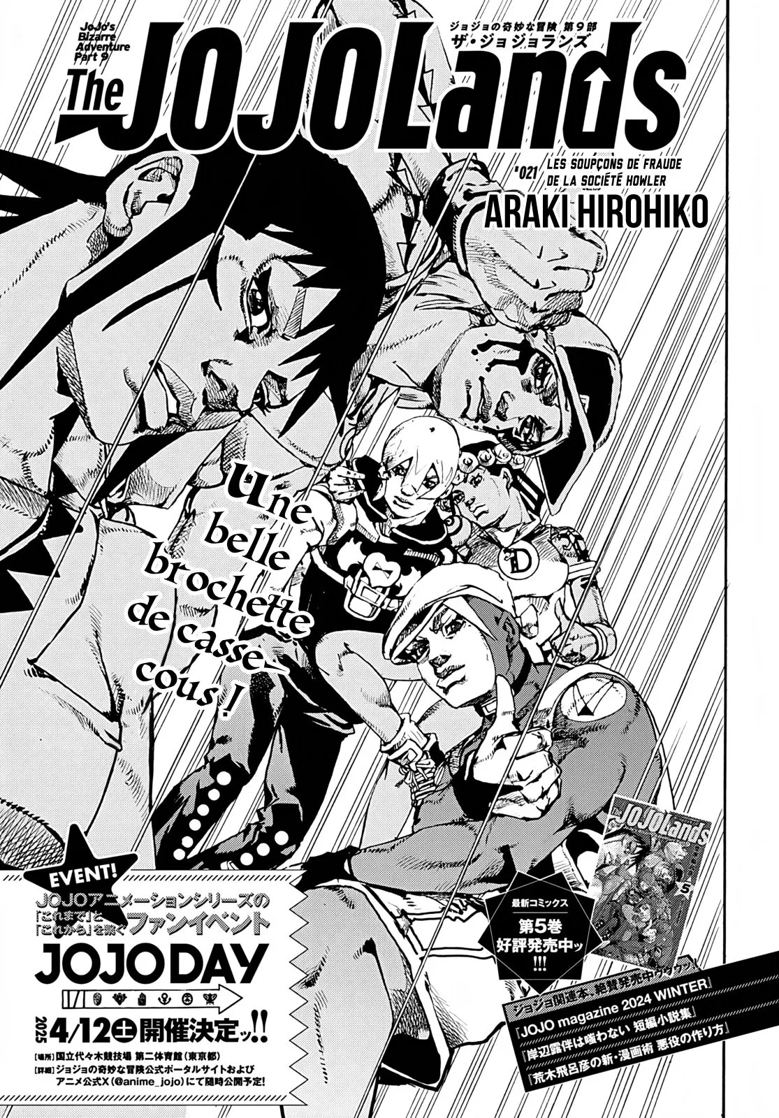 Read JoJo_s Bizarre Adventure Part 9  The JOJOLands FR Manga Online