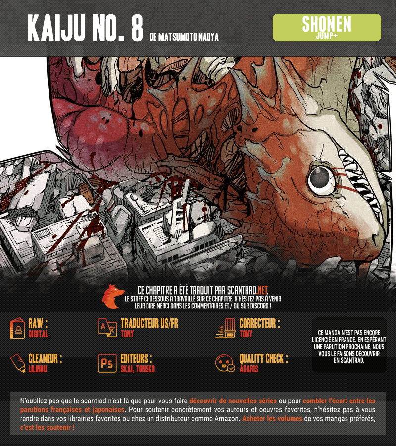 Read Kaiju No. 8 FR Manga Online