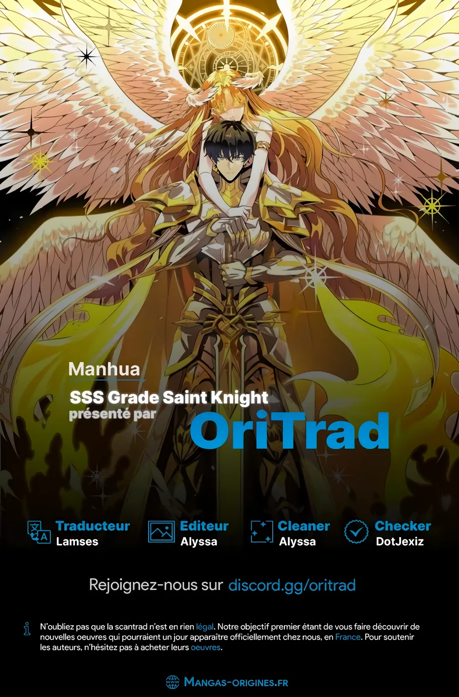 Read SSS Grade Saint Knight FR Manga Online
